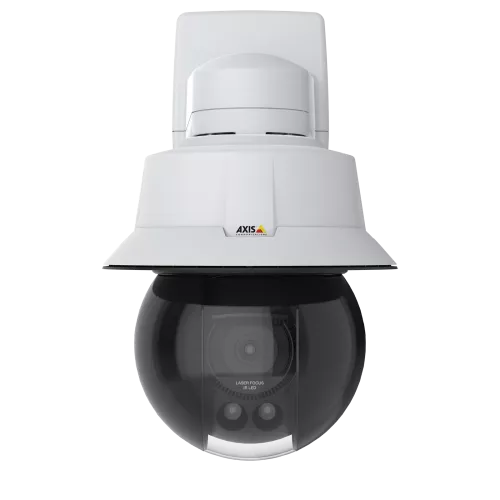 Vision360 AI-powered security camera monitoring a Michigan construction site
